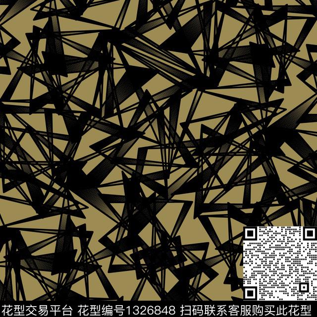 纸印花几何男装传统印花华亿平台下载（图片编号: 1326848） - 瓦栏（Walan）