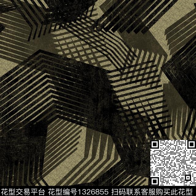 纸印花几何男装传统印花华亿平台下载（图片编号: 1326855） - 瓦栏（Walan）