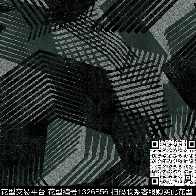 纸印花几何男装传统印花华亿平台下载（图片编号: 1326856） - 瓦栏（Walan）