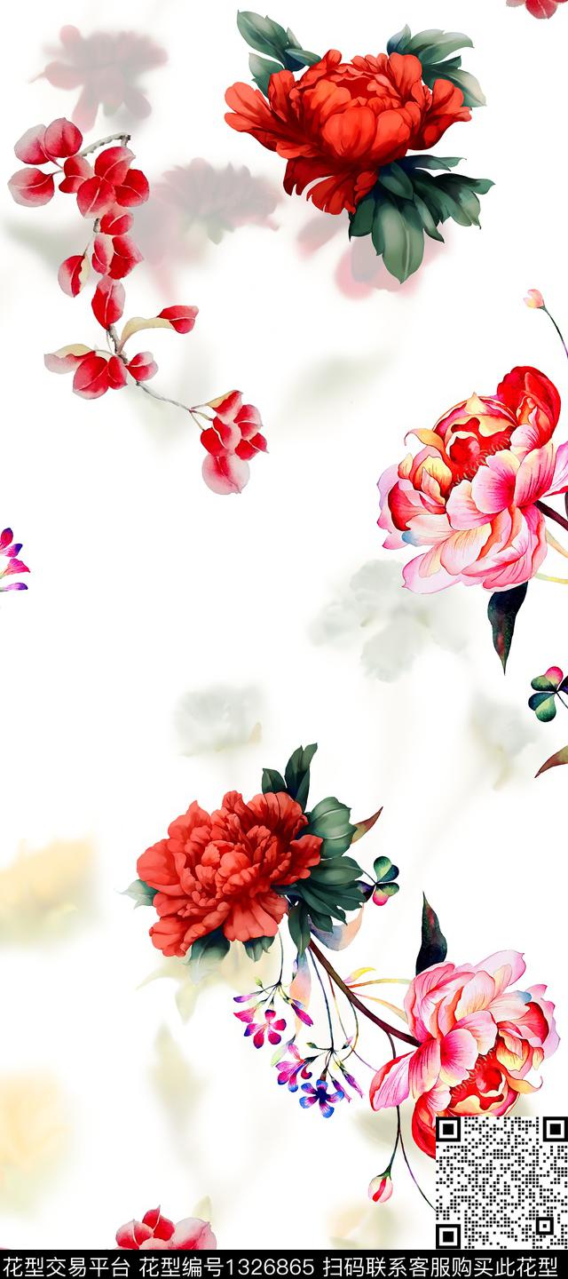 香云纱旗袍中国风数码印花华亿平台下载（图片编号: 1326865） - 瓦栏（Walan）