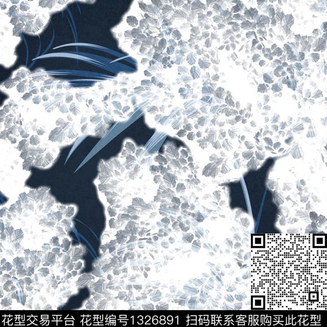 大牌风植物印花数码印花华亿平台下载（图片编号: 1326891） - 瓦栏（Walan）