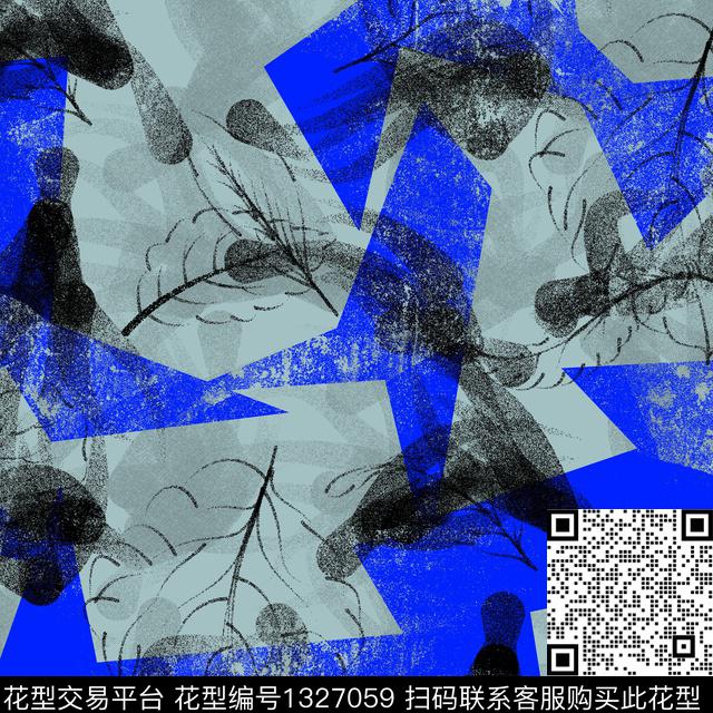 纸印花几何男装传统印花华亿平台下载（图片编号: 1327059） - 瓦栏（Walan）