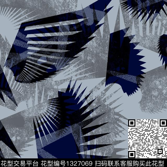 纸印花几何男装传统印花华亿平台下载（图片编号: 1327069） - 瓦栏（Walan）