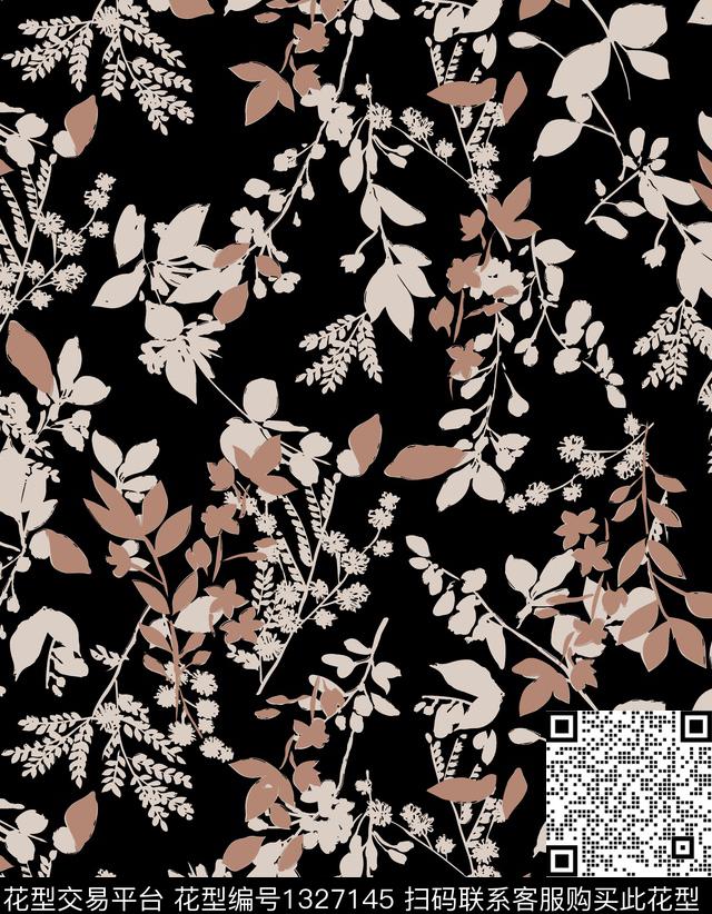 扎染华亿平台花卉春夏华亿平台传统印花华亿平台下载（图片编号: 1327145） - 瓦栏（Walan）