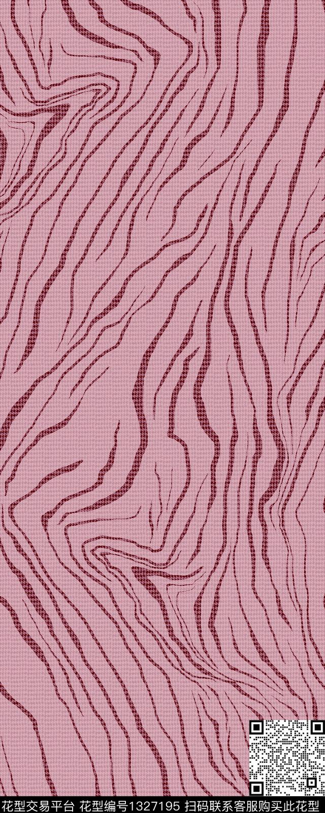 斑马纹肌理格子数码印花华亿平台下载（图片编号: 1327195） - 瓦栏（Walan）