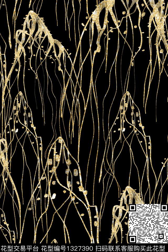 肌理男装真丝数码印花华亿平台下载（图片编号: 1327390） - 瓦栏（Walan）