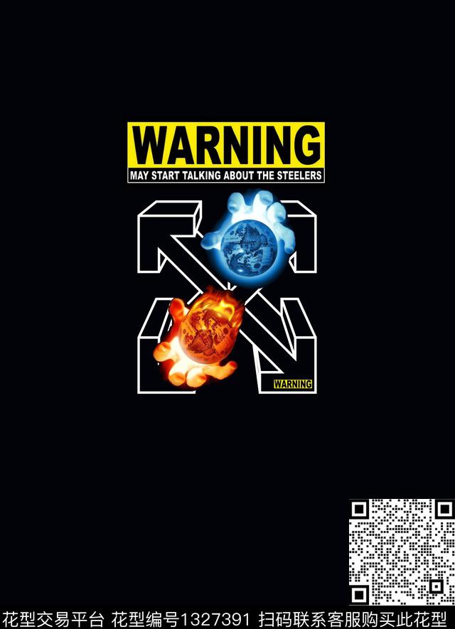 字母潮牌大牌风数码印花华亿平台下载（图片编号: 1327391） - 瓦栏（Walan）