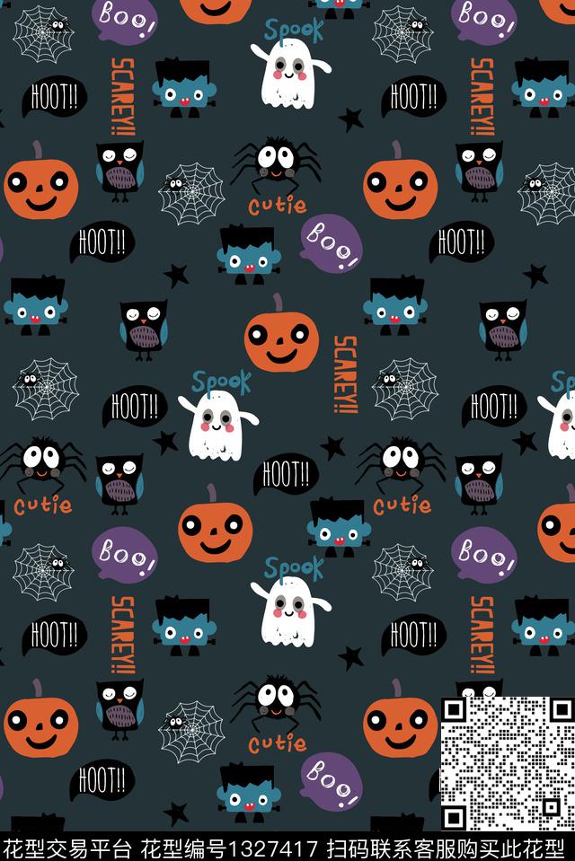 胸前独幅卫衣卡通传统印花华亿平台下载（图片编号: 1327417） - 瓦栏（Walan）