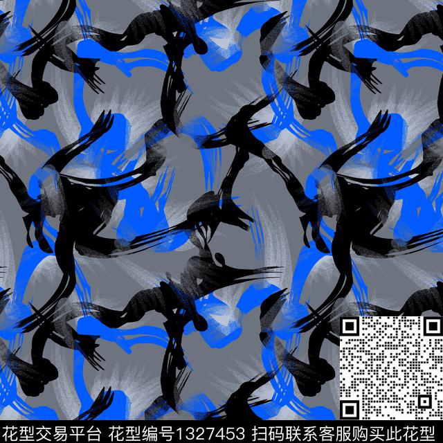 纸印花几何抽象男装传统印花华亿平台下载（图片编号: 1327453） - 瓦栏（Walan）