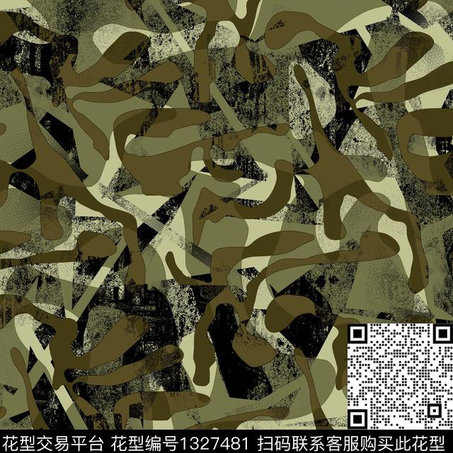 纸印花几何男装传统印花华亿平台下载（图片编号: 1327481） - 瓦栏（Walan）