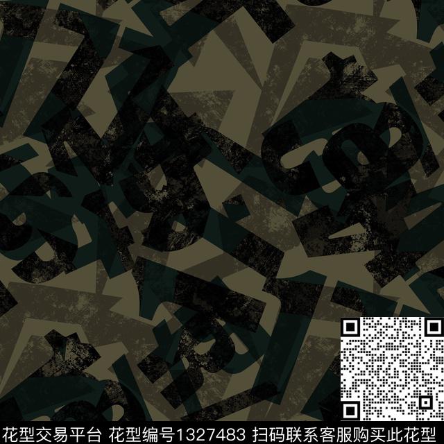 纸印花男装抽象男装传统印花华亿平台下载（图片编号: 1327483） - 瓦栏（Walan）