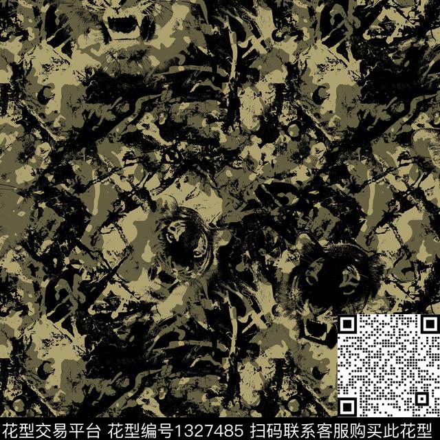 纸印花男装抽象男装传统印花华亿平台下载（图片编号: 1327485） - 瓦栏（Walan）