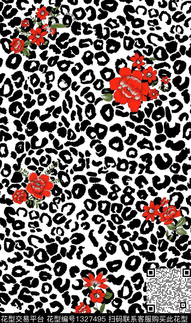 潮牌大牌风抽象传统印花华亿平台下载（图片编号: 1327495） - 瓦栏（Walan）