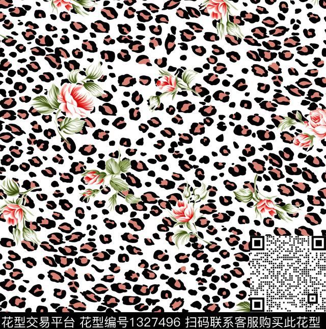 潮牌大牌风抽象传统印花华亿平台下载（图片编号: 1327496） - 瓦栏（Walan）