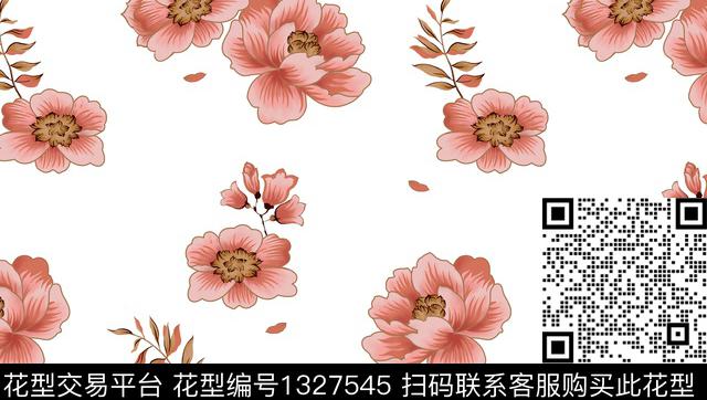 女装花卉春夏华亿平台传统印花华亿平台下载（图片编号: 1327545） - 瓦栏（Walan）
