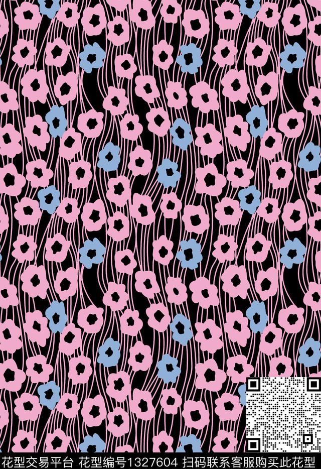 花卉小碎花传统印花华亿平台下载（图片编号: 1327604） - 瓦栏（Walan）