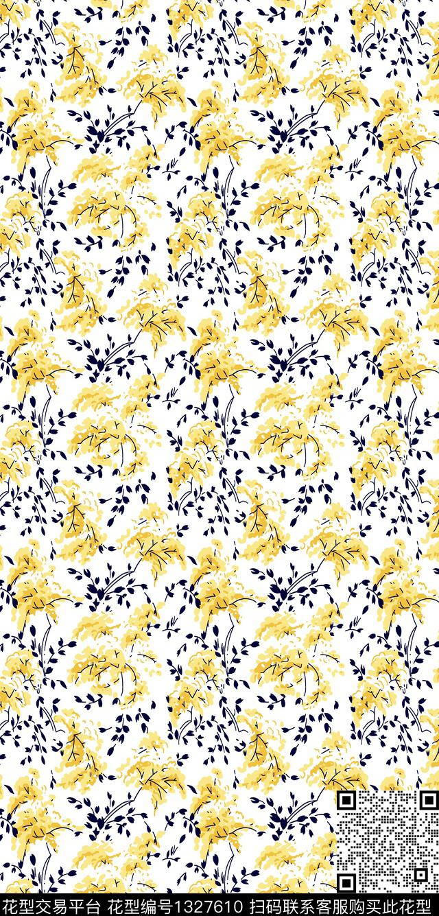 大牌风小碎花传统印花华亿平台下载（图片编号: 1327610） - 瓦栏（Walan）