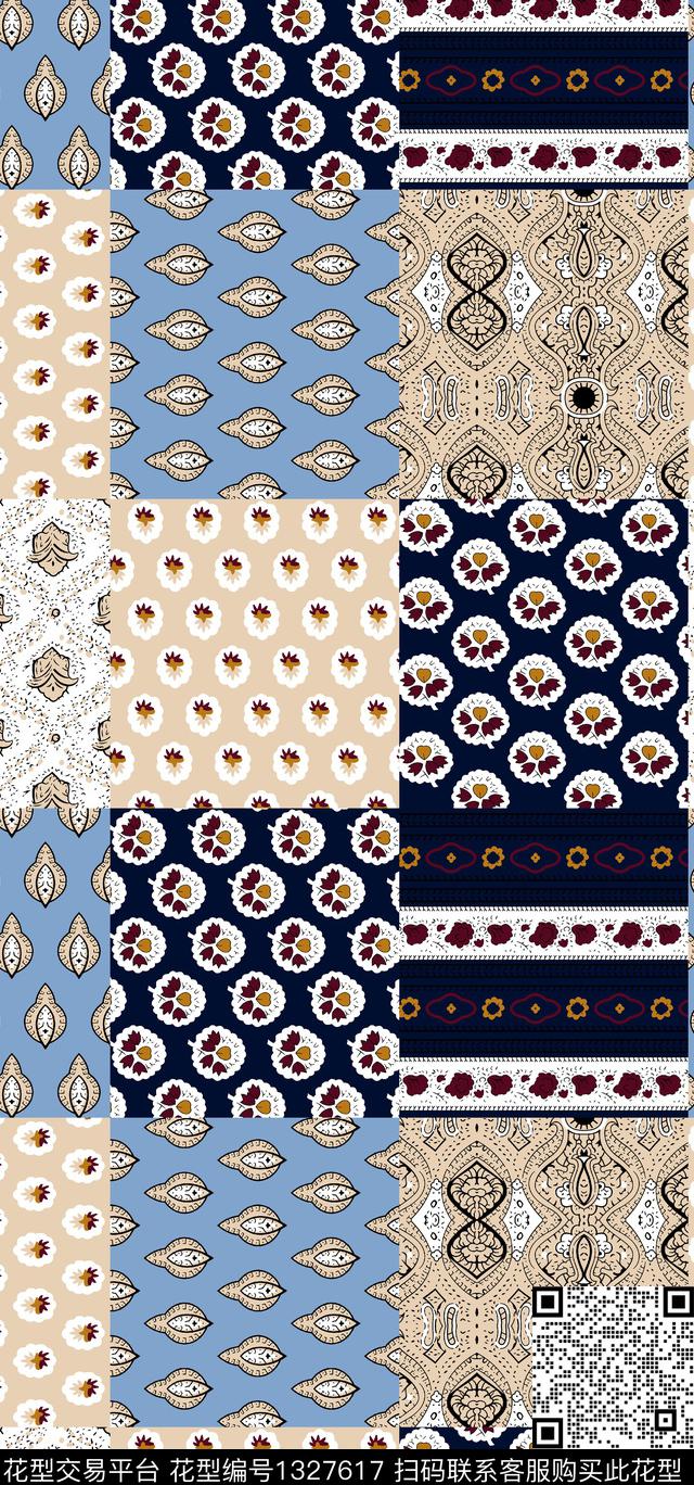 男装大牌风传统印花华亿平台下载（图片编号: 1327617） - 瓦栏（Walan）