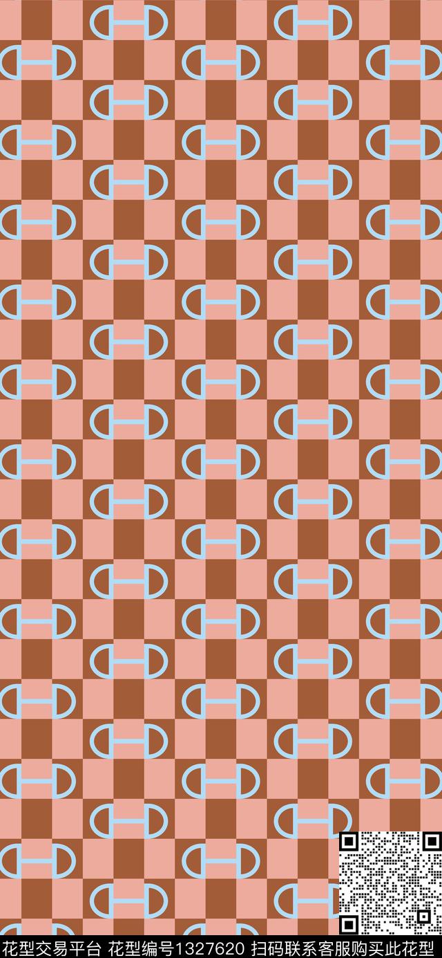 格子几何男装传统印花华亿平台下载（图片编号: 1327620） - 瓦栏（Walan）