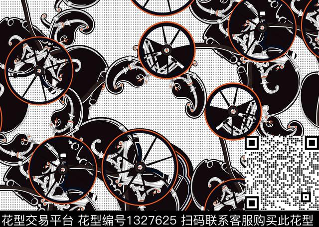 几何大牌风传统印花华亿平台下载（图片编号: 1327625） - 瓦栏（Walan）