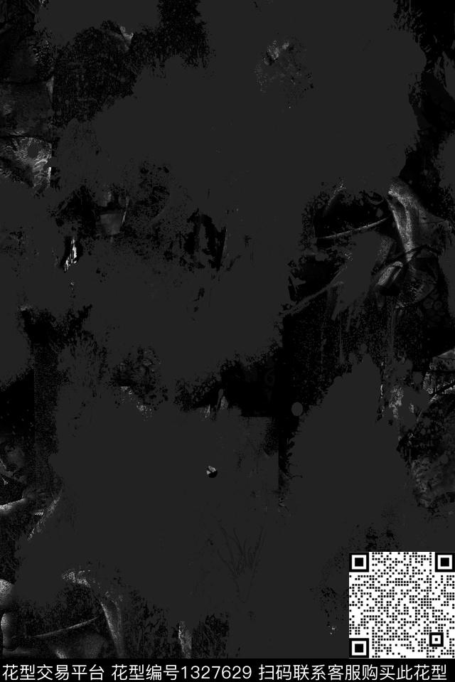 男装大牌风抽象数码印花华亿平台下载（图片编号: 1327629） - 瓦栏（Walan）