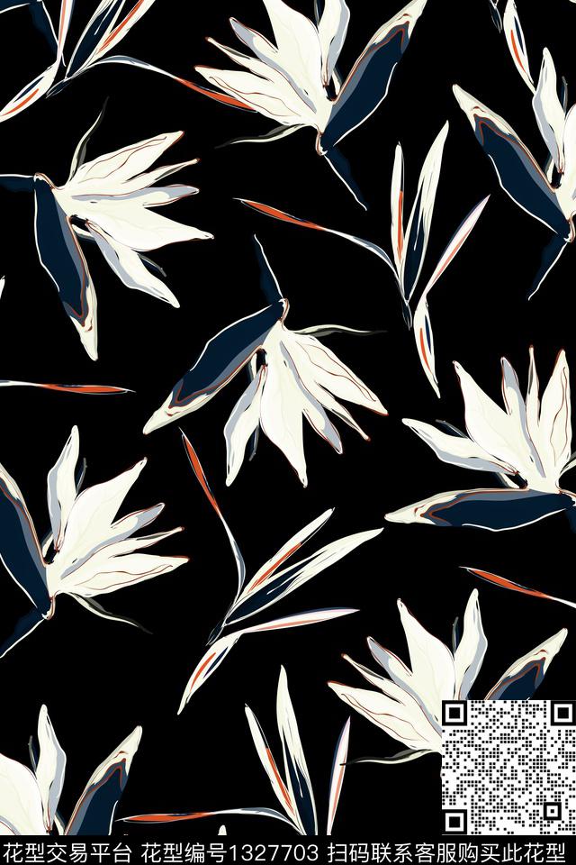 女装花卉小碎花数码印花华亿平台下载（图片编号: 1327703） - 瓦栏（Walan）