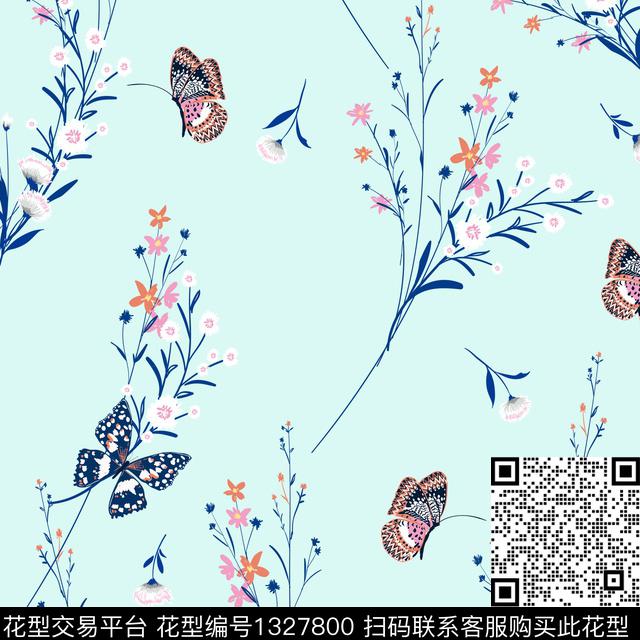 小碎花传统印花华亿平台下载（图片编号: 1327800） - 瓦栏（Walan）