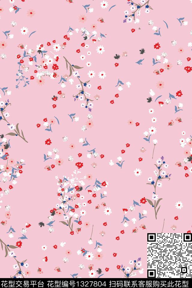 花卉绿植绿植树叶传统印花华亿平台下载（图片编号: 1327804） - 瓦栏（Walan）