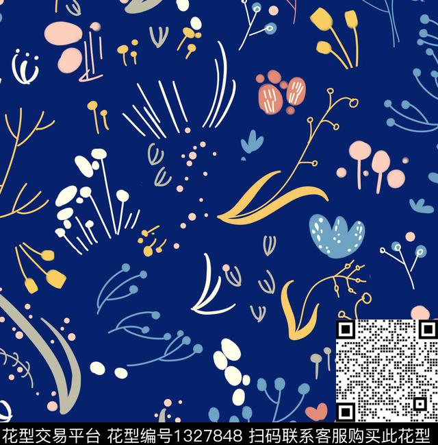 树林连衣裙衬衫传统印花华亿平台下载（图片编号: 1327848） - 瓦栏（Walan）