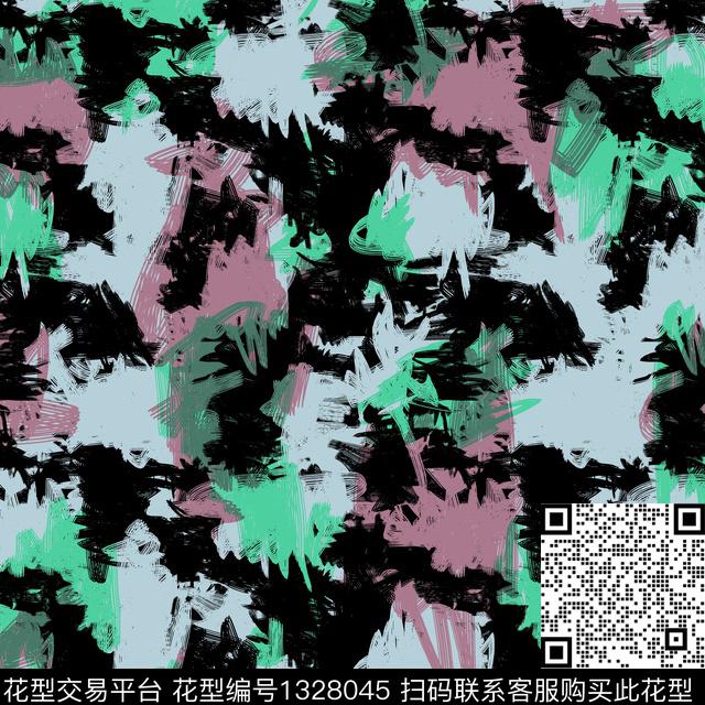 纸印花几何抽象男装传统印花华亿平台下载（图片编号: 1328045） - 瓦栏（Walan）