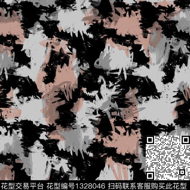 纸印花几何抽象男装传统印花华亿平台下载（图片编号: 1328046） - 瓦栏（Walan）