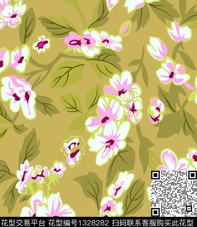 潮牌大牌风抽象传统印花华亿平台下载（图片编号: 1328282） - 瓦栏（Walan）