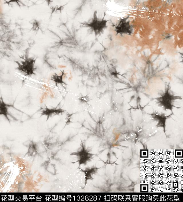 肌理迷彩抽象男装数码印花华亿平台下载（图片编号: 1328287） - 瓦栏（Walan）