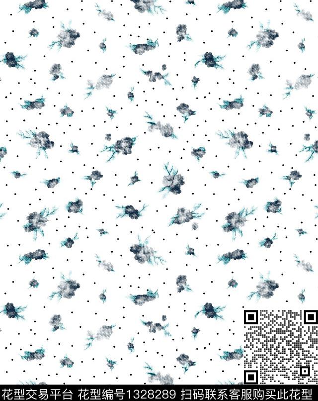 花卉潮牌大牌风传统印花华亿平台下载（图片编号: 1328289） - 瓦栏（Walan）