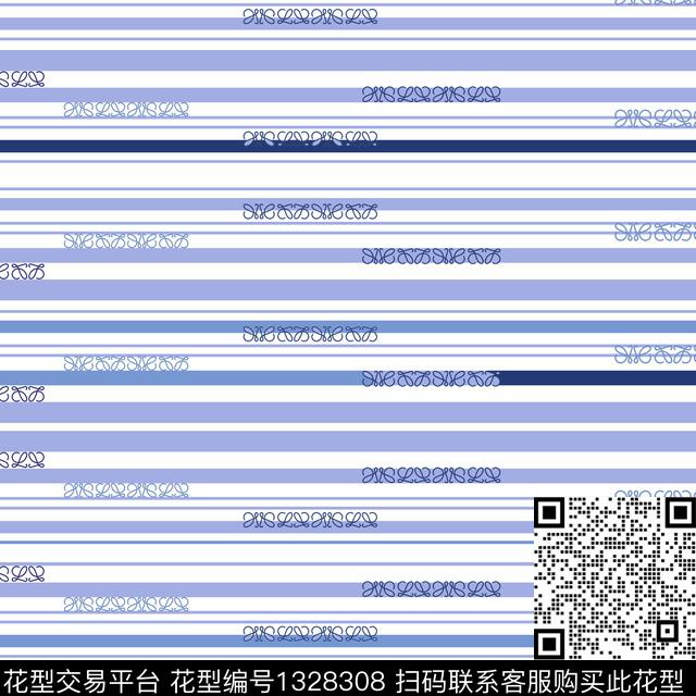 字母几何大牌风传统印花华亿平台下载（图片编号: 1328308） - 瓦栏（Walan）