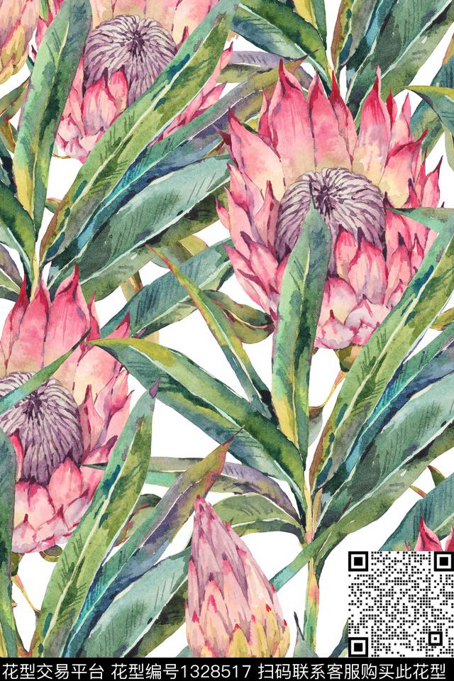 床品箱包花卉数码印花华亿平台下载（图片编号: 1328517） - 瓦栏（Walan）