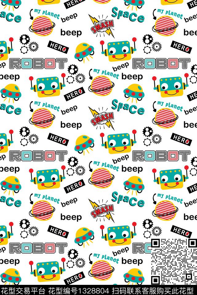 时尚抽象卡通传统印花华亿平台下载（图片编号: 1328804） - 瓦栏（Walan）