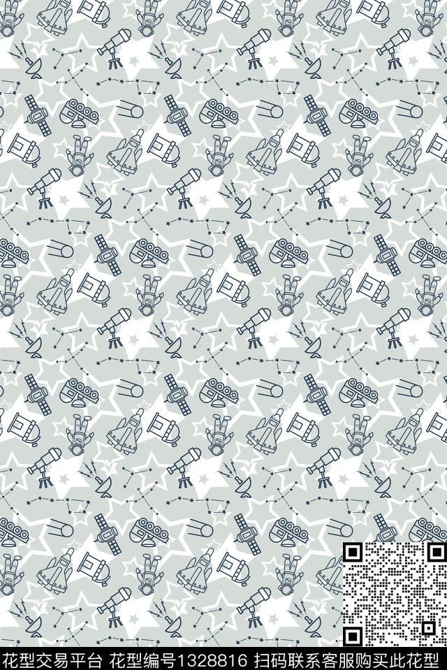 星空卫衣抽象传统印花华亿平台下载（图片编号: 1328816） - 瓦栏（Walan）