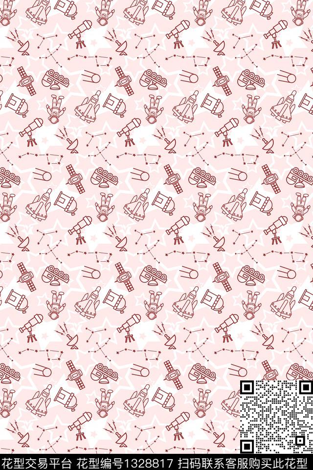 星空卫衣抽象传统印花华亿平台下载（图片编号: 1328817） - 瓦栏（Walan）