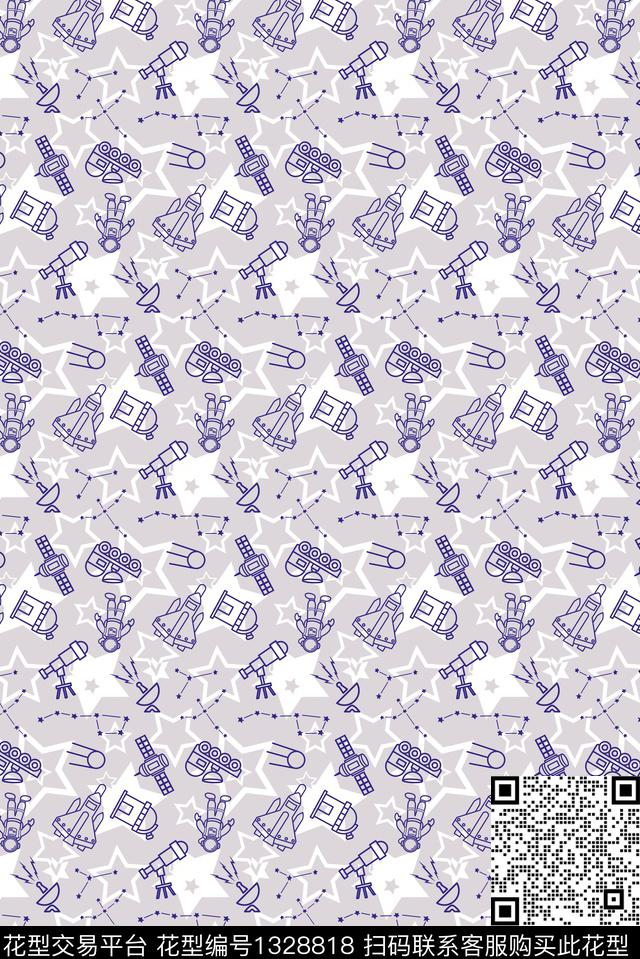 星空卫衣抽象传统印花华亿平台下载（图片编号: 1328818） - 瓦栏（Walan）