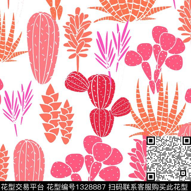 绣花华亿平台几何花卉传统印花华亿平台下载（图片编号: 1328887） - 瓦栏（Walan）