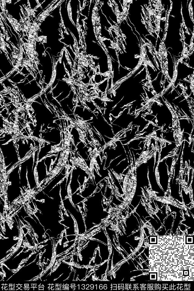 肌理几何男装数码印花华亿平台下载（图片编号: 1329166） - 瓦栏（Walan）