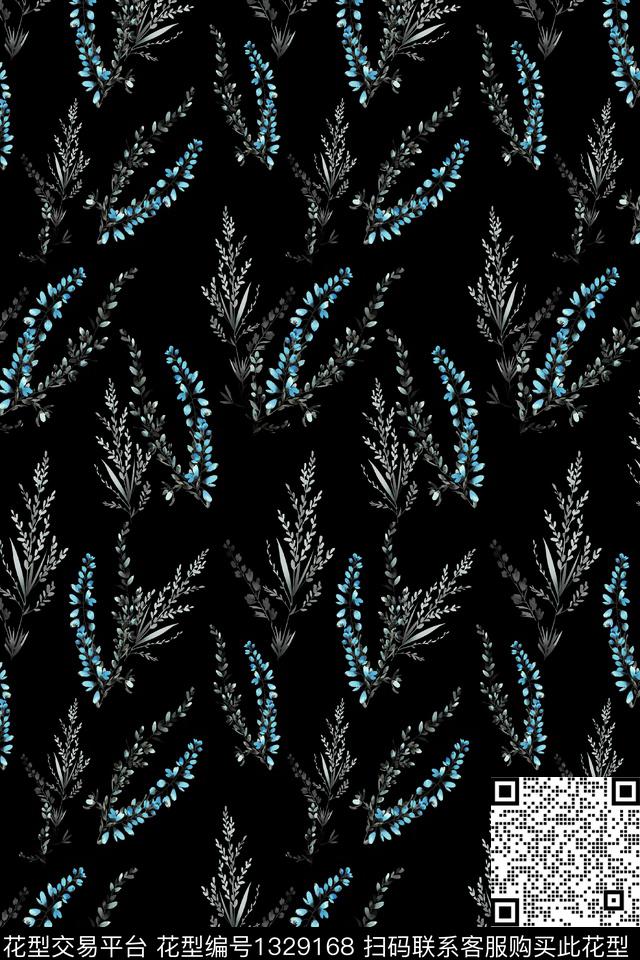 绿植树叶男装花卉数码印花华亿平台下载（图片编号: 1329168） - 瓦栏（Walan）