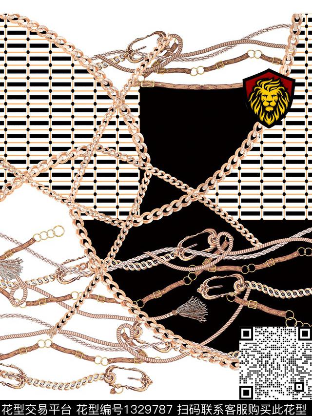 字母动物男装传统印花华亿平台下载（图片编号: 1329787） - 瓦栏（Walan）