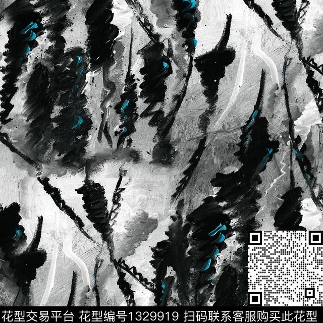 纸印花几何抽象男装数码印花华亿平台下载（图片编号: 1329919） - 瓦栏（Walan）