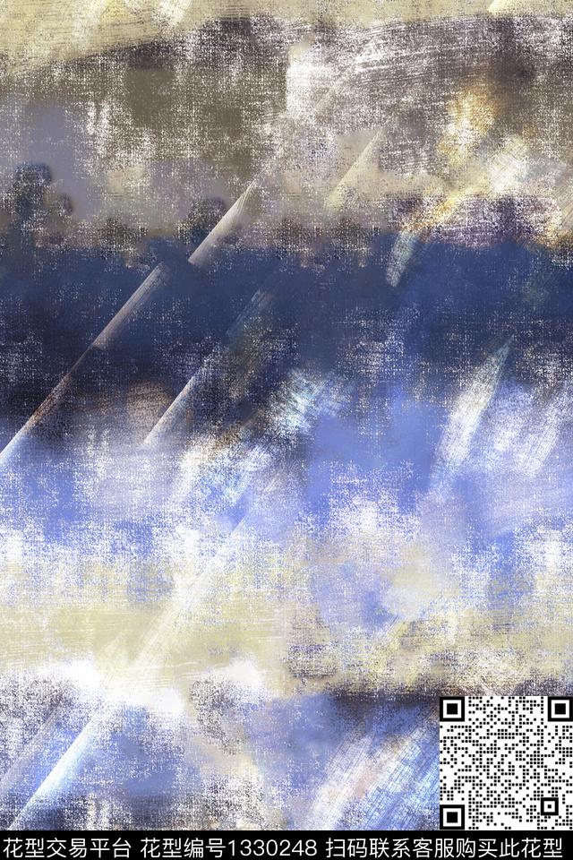 肌理扎染华亿平台男装数码印花华亿平台下载（图片编号: 1330248） - 瓦栏（Walan）