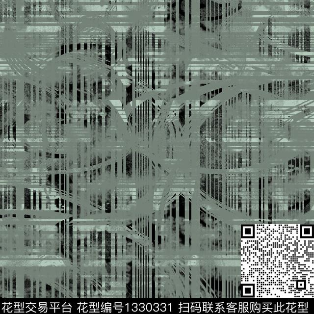 纸印花几何抽象男装传统印花华亿平台下载（图片编号: 1330331） - 瓦栏（Walan）