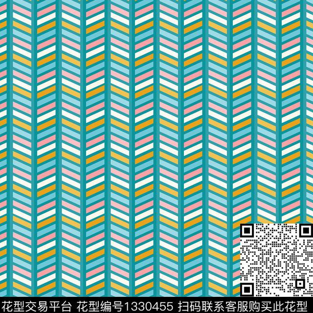 格子几何文艺传统印花华亿平台下载（图片编号: 1330455） - 瓦栏（Walan）