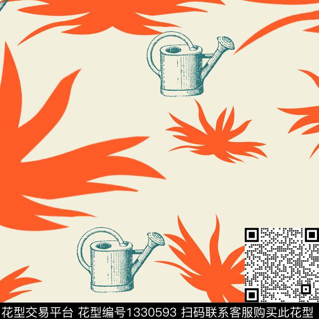 定位花涂鸦几何传统印花华亿平台下载（图片编号: 1330593） - 瓦栏（Walan）