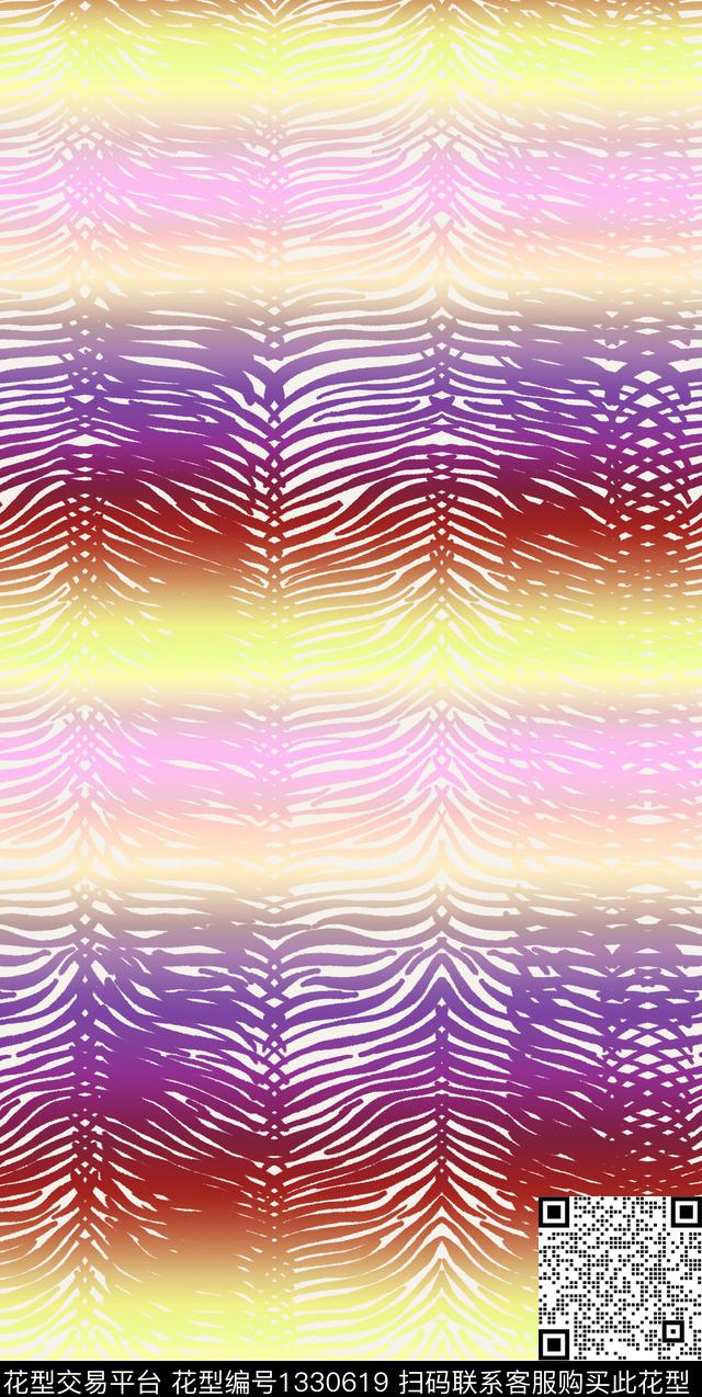 几何大牌风小清新数码印花华亿平台下载（图片编号: 1330619） - 瓦栏（Walan）